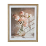 Flowers with Pot Canvas Wall Painting- Multicolor