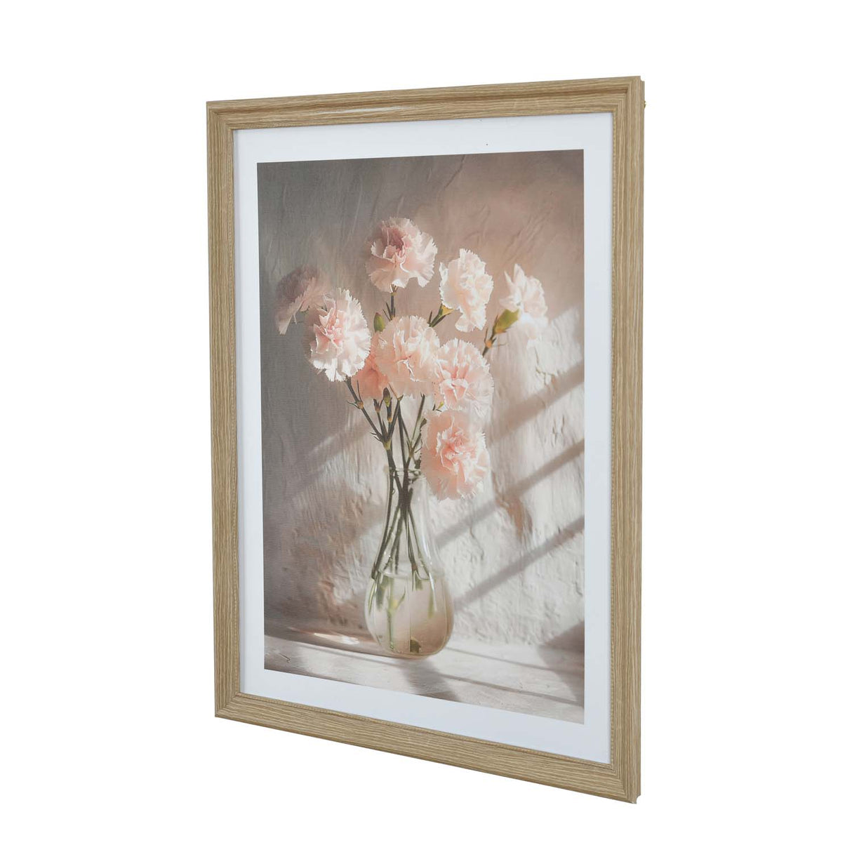 Flowers with Pot Canvas Wall Painting- Multicolor