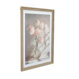 Flowers with Pot Canvas Wall Painting- Multicolor