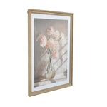 Flowers with Pot Canvas Wall Painting- Multicolor
