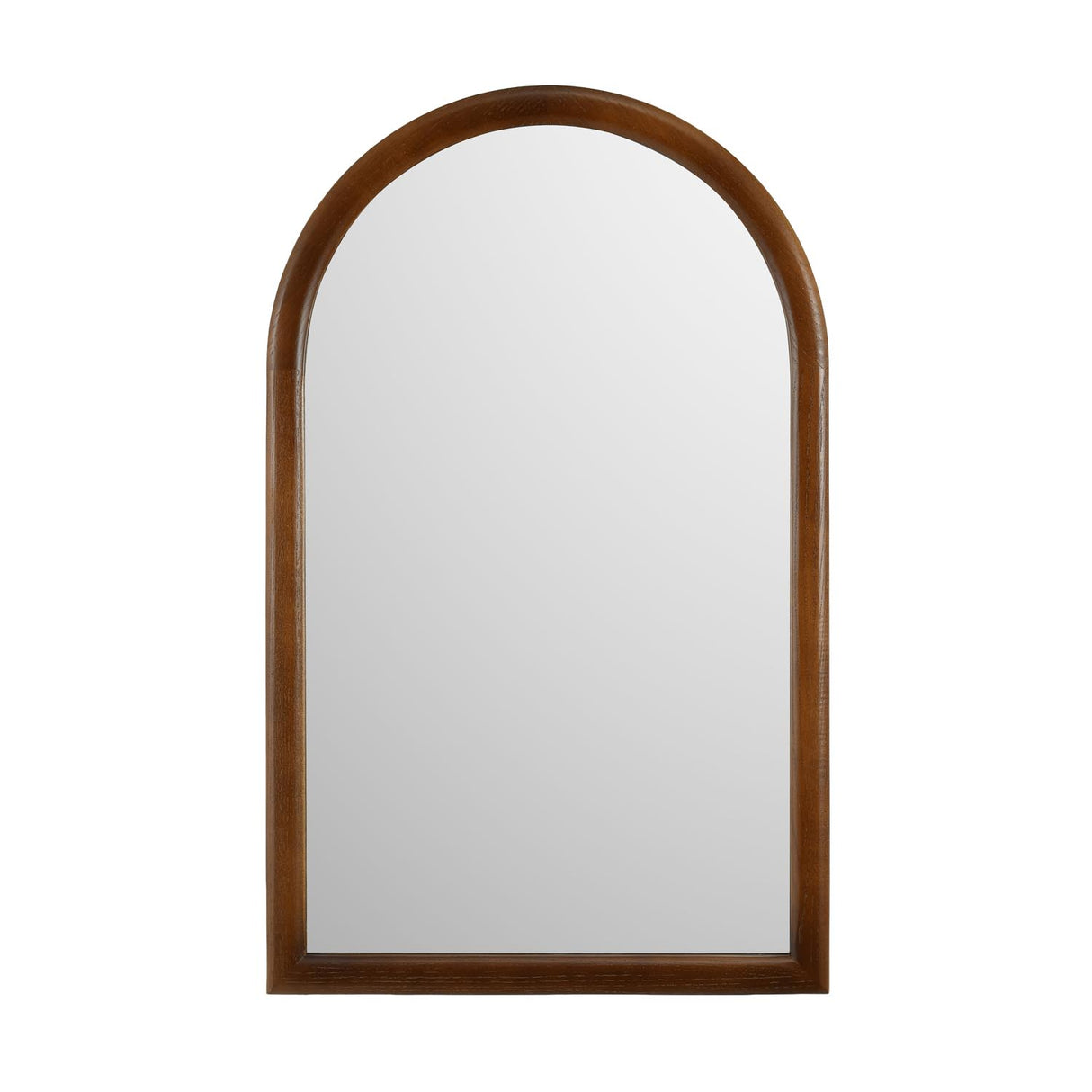 Decorative Arch Wall Mirror- Dark Walnut