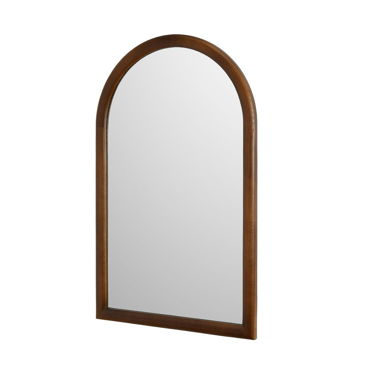 Decorative Arch Wall Mirror- Dark Walnut