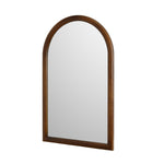 Decorative Arch Wall Mirror- Dark Walnut