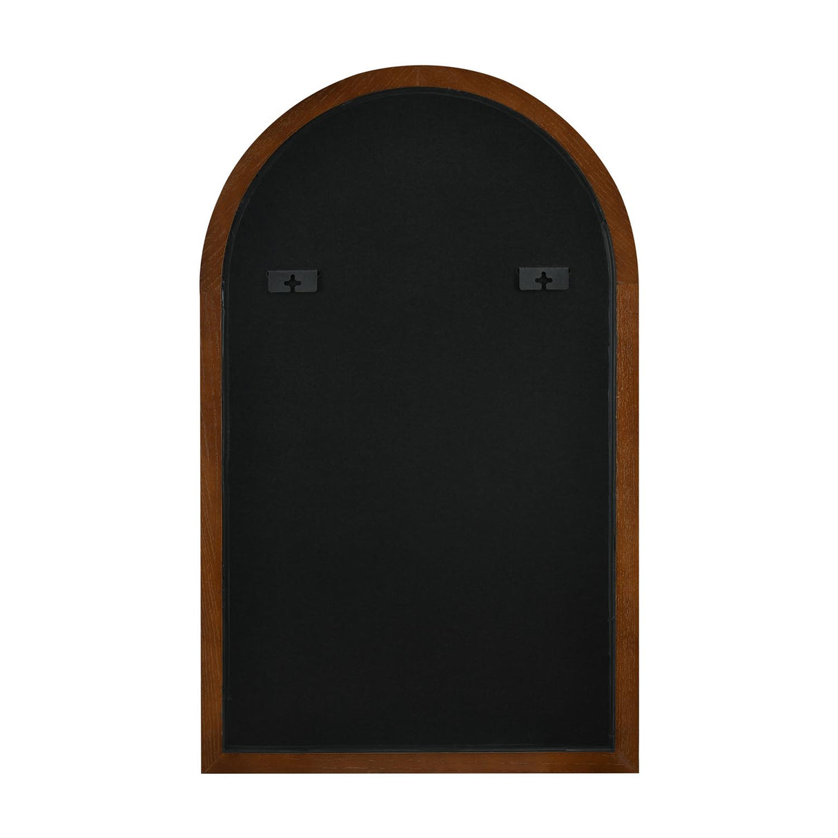 Decorative Arch Wall Mirror- Dark Walnut
