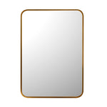 Decorative Rectangular Wall Mirror- Gold