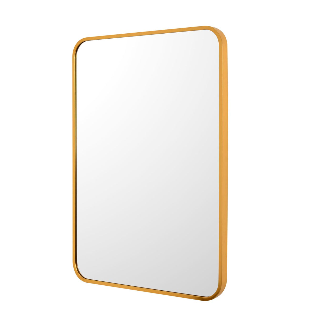 Decorative Rectangular Wall Mirror- Gold