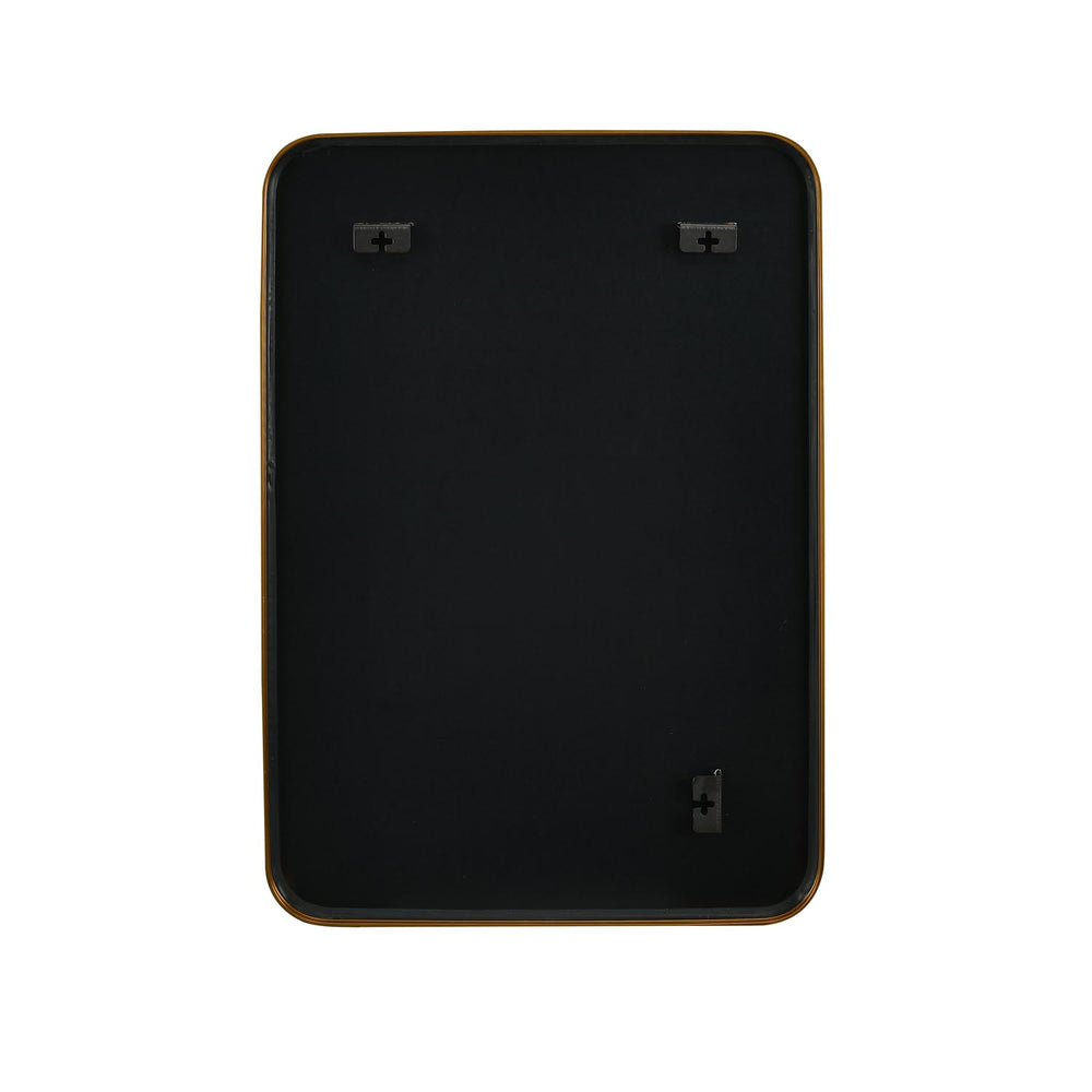 Decorative Rectangular Wall Mirror- Gold