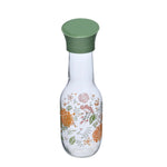 Botanical Print 1000 ml Glass Carafe- Green