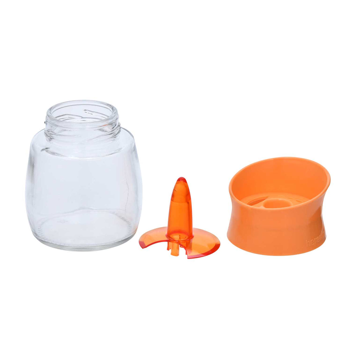 Round 180 ml Spice Jar- Orange