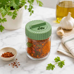 Botanical Print 200 ml Spice Jar- Green