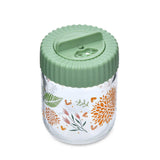 Botanical Print 200 ml Spice Jar- Green