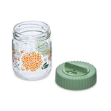 Botanical Print 200 ml Spice Jar- Green
