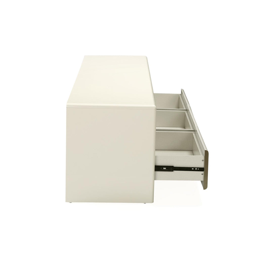 Nix Low Height TV Unit (Ivory White)