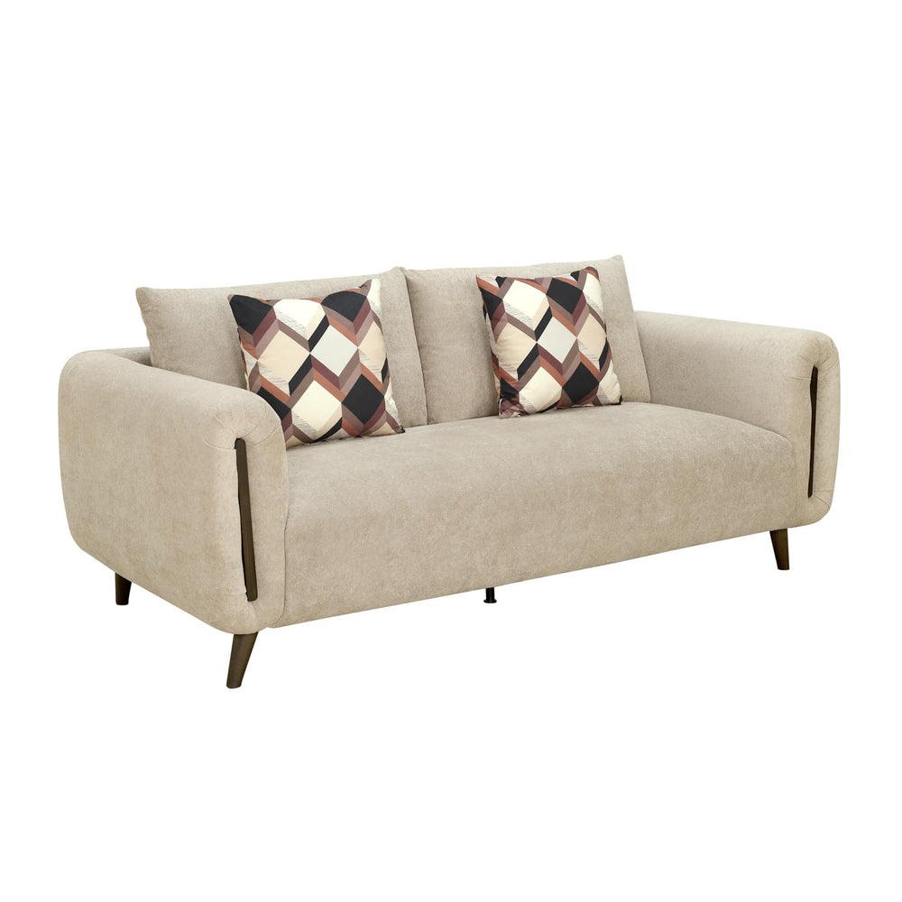 Harper 3 Seater Fabric Sofa- Beige