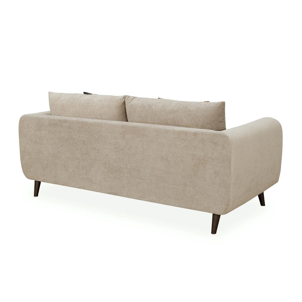 Harper 3 Seater Fabric Sofa- Beige