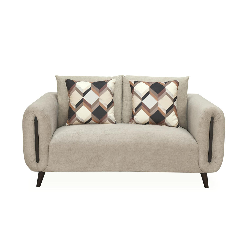 Harper 2 Seater Fabric Sofa- Beige