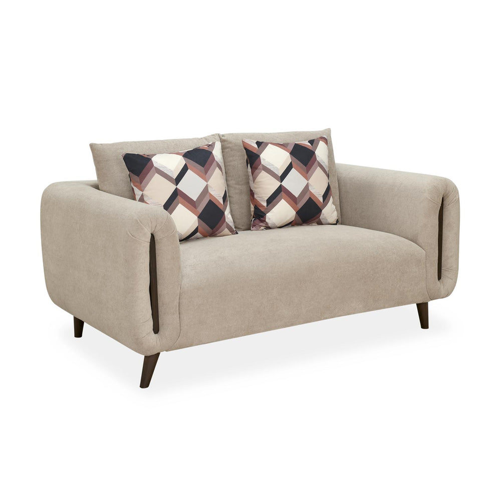 Harper 2 Seater Fabric Sofa- Beige