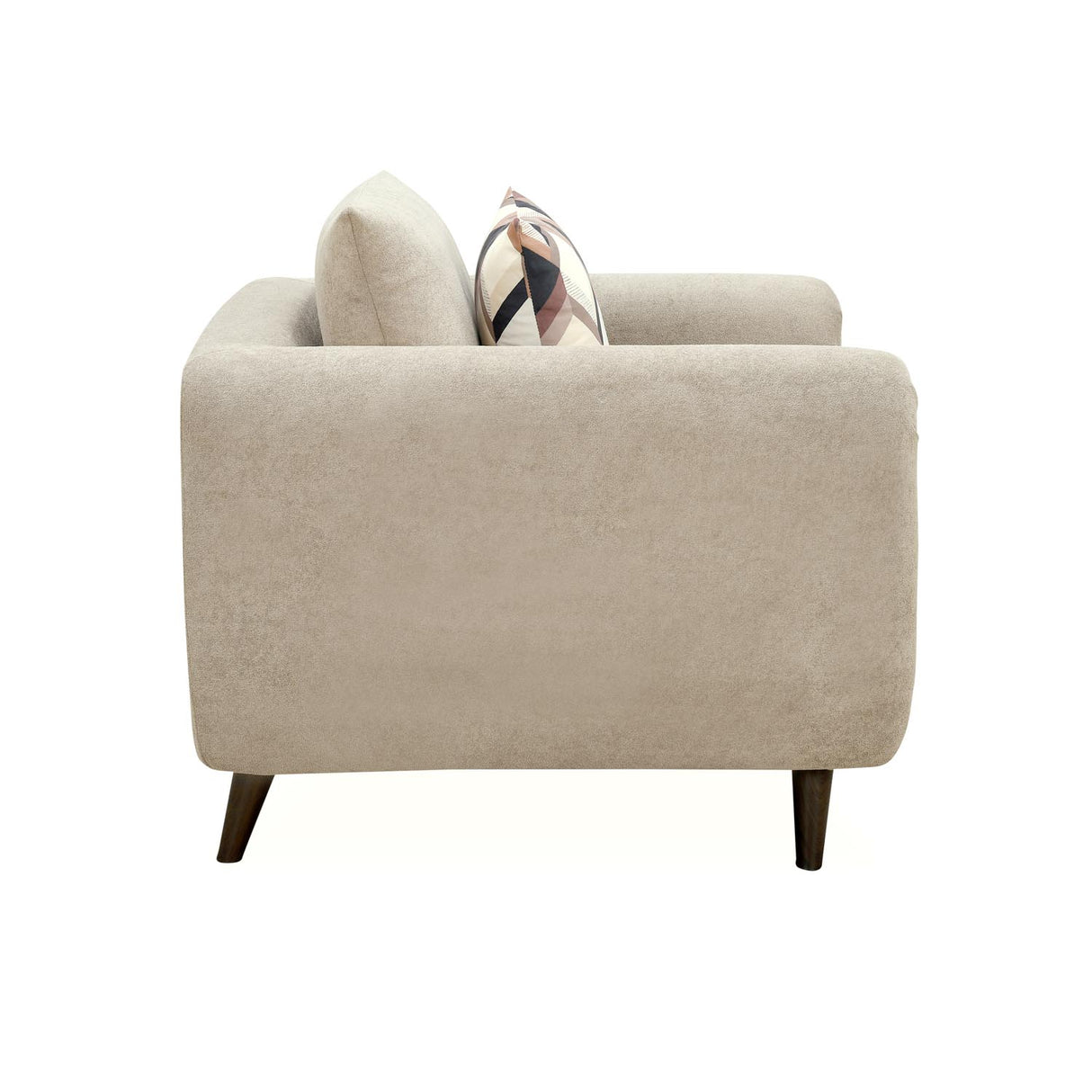 Harper 1 Seater Fabric Sofa- Beige