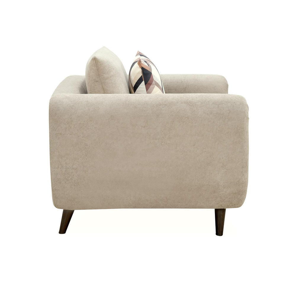 Harper 1 Seater Fabric Sofa- Beige