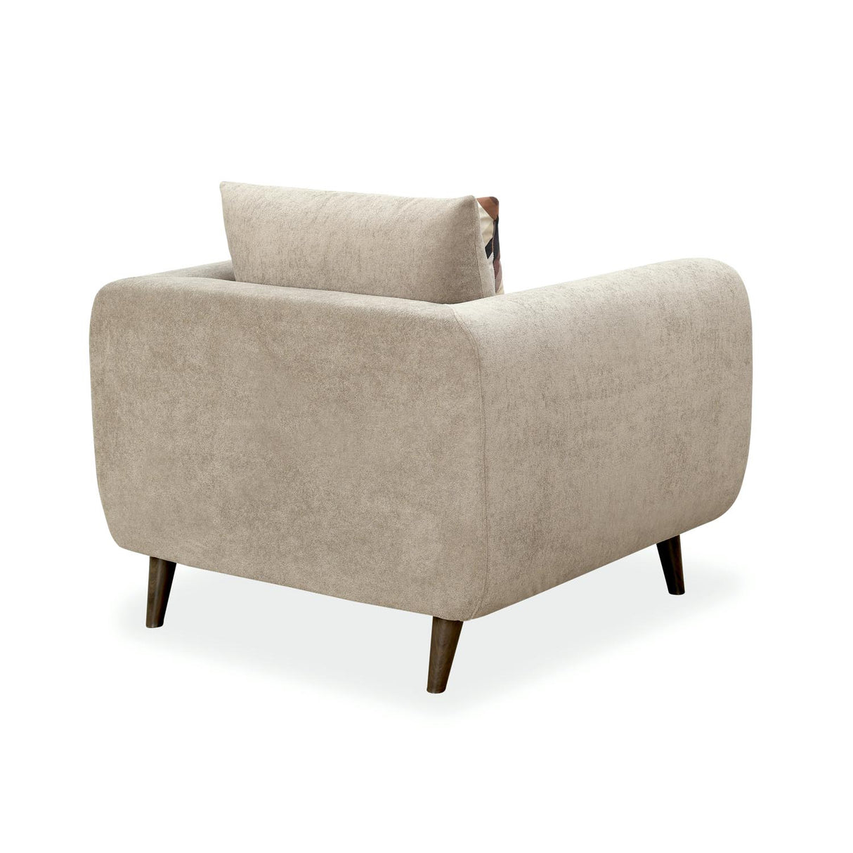 Harper 1 Seater Fabric Sofa- Beige