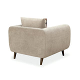 Harper 1 Seater Fabric Sofa- Beige