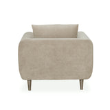 Harper 1 Seater Fabric Sofa- Beige