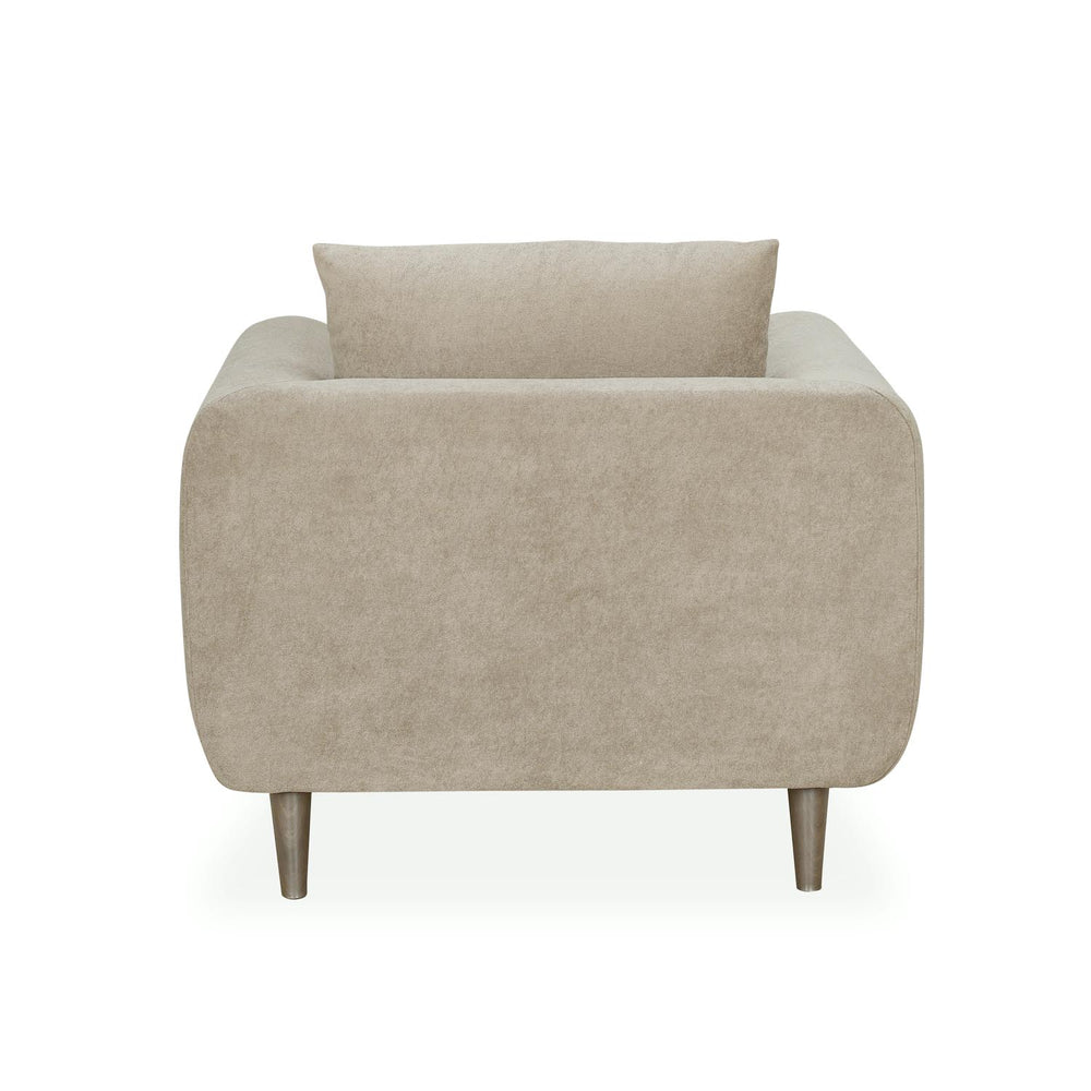 Harper 1 Seater Fabric Sofa- Beige