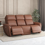 Earthyn 3 Seater Electric Recliner- Chestnut Brown