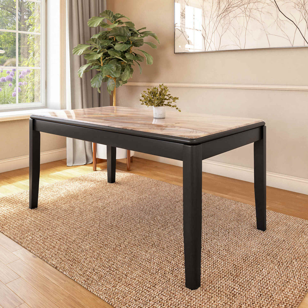 Enoc 6 Seater Dining Table (Walnut)