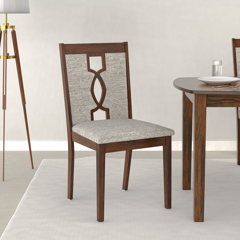 Nilkamal elanza Fabric Dining Chair Antique Cherry