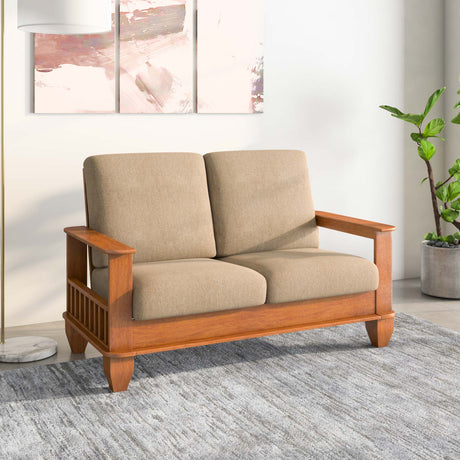 Elena Nios 2 Seater Fabric Sofa- New Wenge