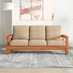 Elena Nios 3 Seater Fabric Sofa- New Wenge