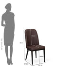 Enoc + Elena 4 Seater Dining Set- Walnut