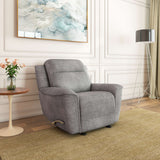 Nilkamal Favian 1 Seater Rocker Recliner Sofa (Grey)