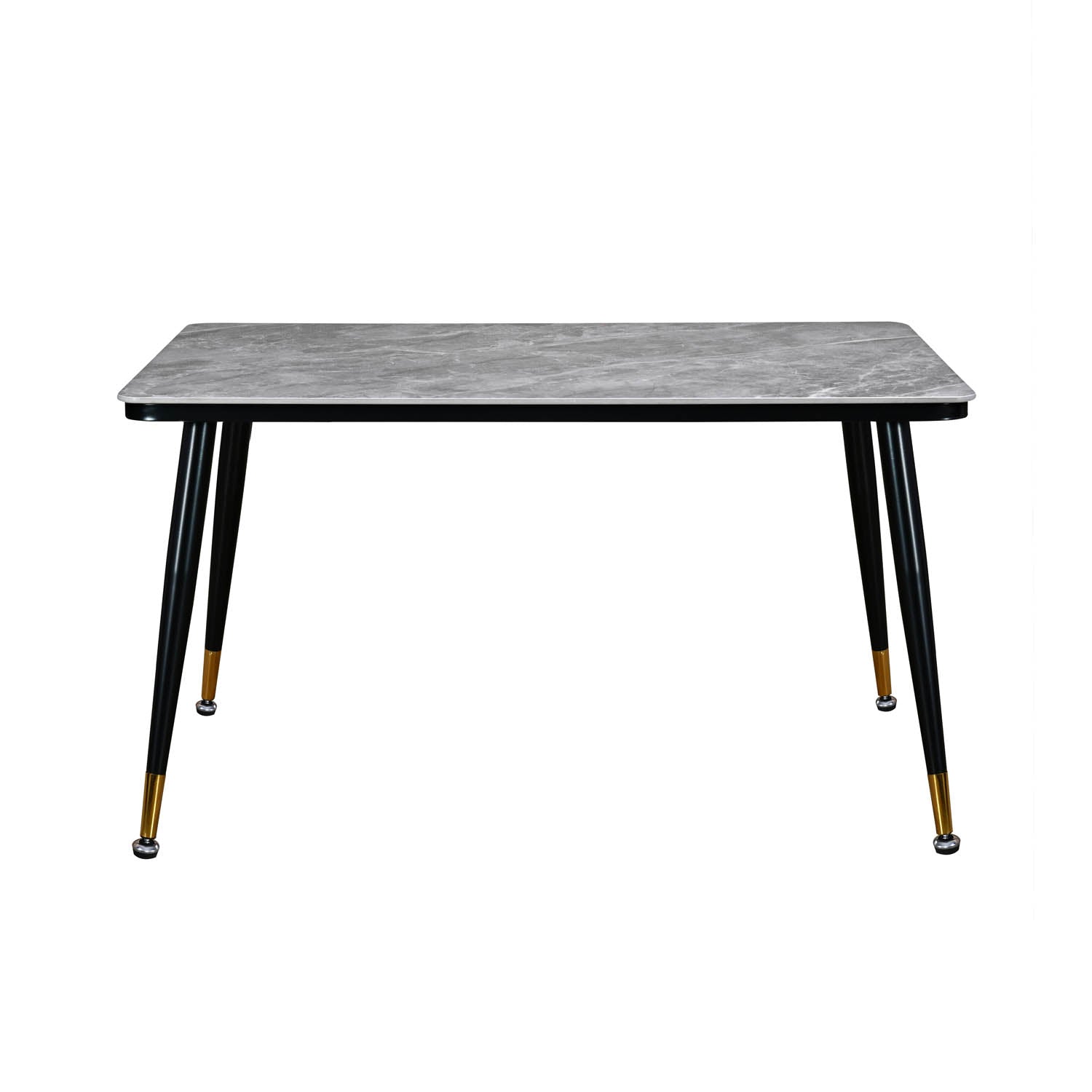 Flair 4 Seater Dining Table- Grey and Black