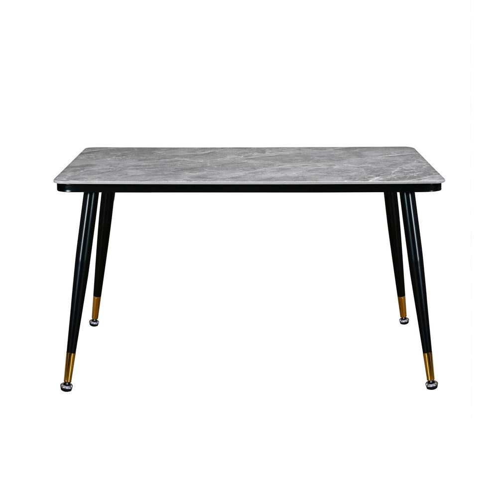 Flair 4 Seater Dining Table- Grey and Black
