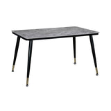 Flair 4 Seater Dining Table- Grey and Black