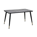 Flair 4 Seater Dining Table- Grey and Black