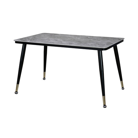 Flair 4 Seater Dining Table- Grey and Black