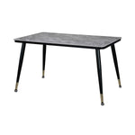Flair 4 Seater Dining Table- Grey and Black