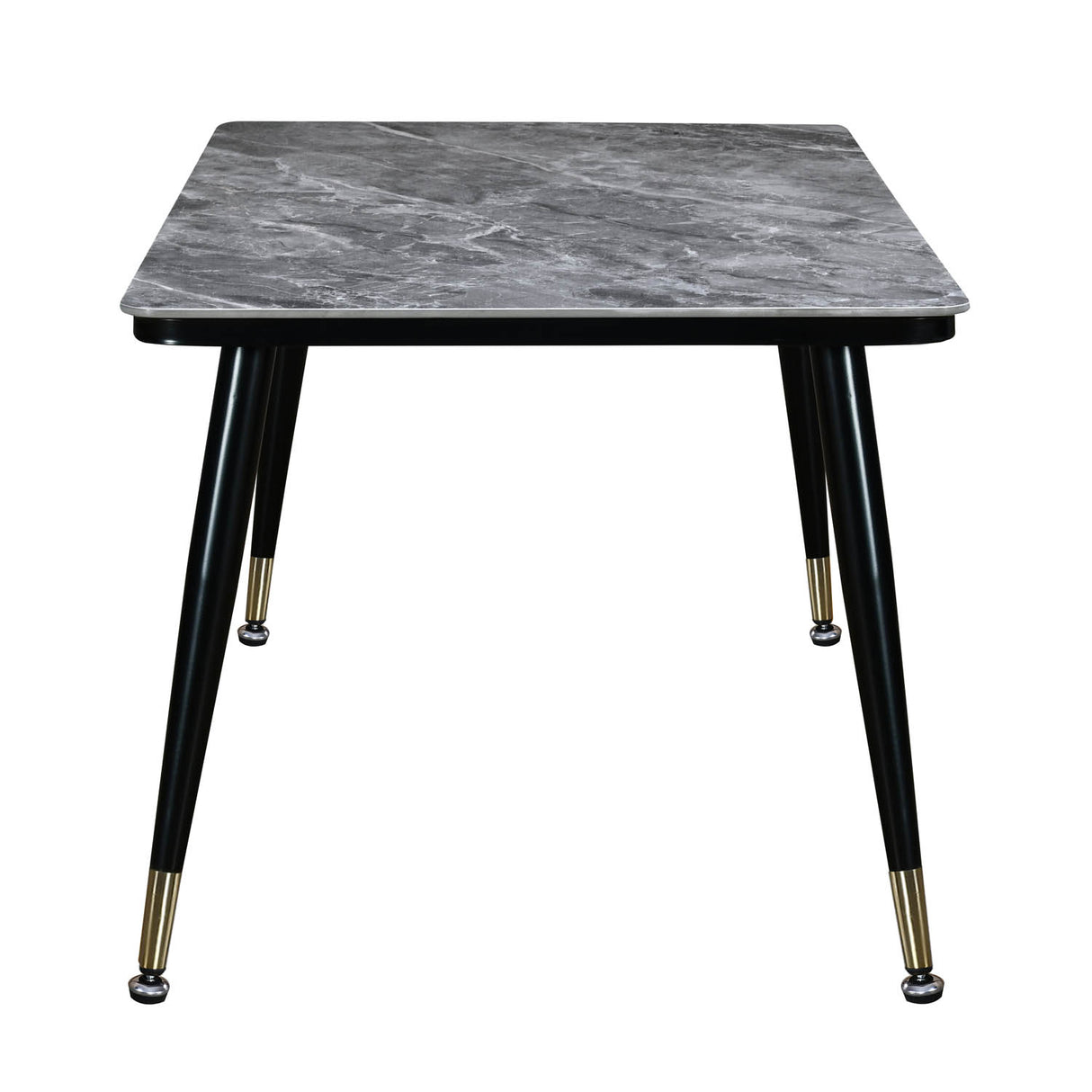Flair 4 Seater Dining Table- Grey and Black