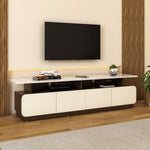 Flash Low Height Unit- Legno Oak Dark & Ivory