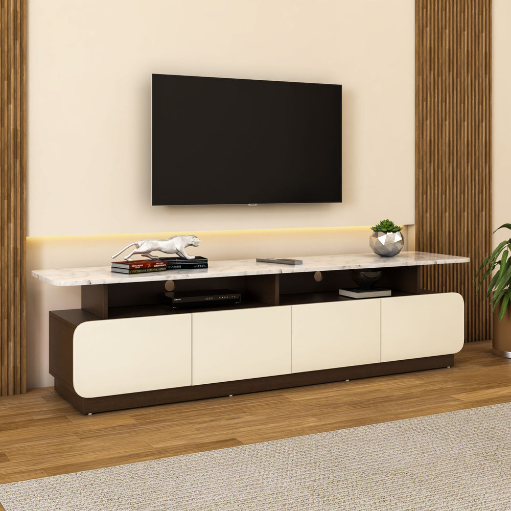 Flash Low Height Unit- Legno Oak Dark & Ivory