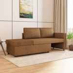 Flip 2 Seater Sofa Cum Bed- Brown