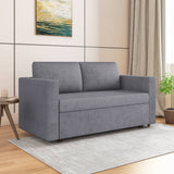 Flip 2 Seater Sofa Cum Bed- Grey