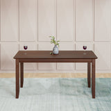 Nilkamal Floret 6 Seater Dining Table (Walnut)