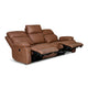 Nashville 3 Seater Electric Sofa Recliner- Brown