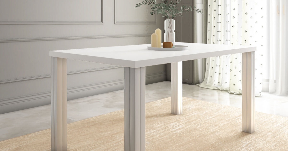 Frostine Seater Dining Table (White)