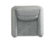 Infinia 1 Seater Fabric Sofa- Off White