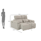 Glide 2 Seater Electric Slider Sofa Kit- Beige